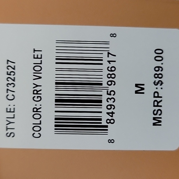 Cyrus Women's Grey Violet Rib Knit Cardigan NWT Size Medium - Picture 7 of 9